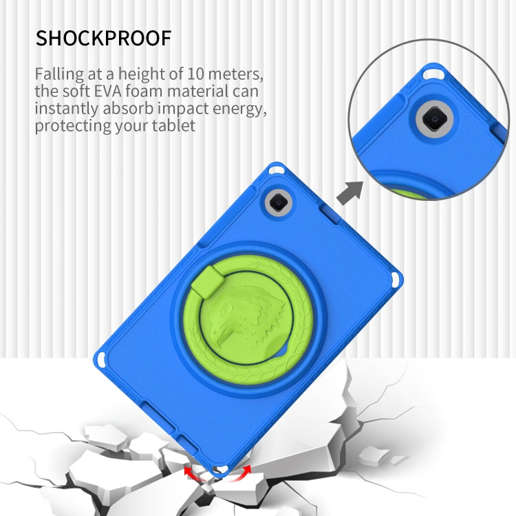 For Samsung Galaxy Tab A7 Lite T220/T225 2020 EVA Hybrid PC Shockproof Tablet Case with Frame(Blue) - Tab A7 Lite T220 / T225 by buy2fix | Online Shopping UK | buy2fix