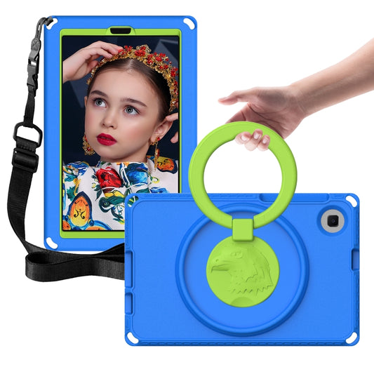 For Samsung Galaxy Tab A 8.0 T290/T295 2019 EVA Hybrid PC Shockproof Tablet Case with Frame(Blue) by buy2fix