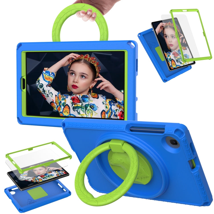 For Samsung Galaxy Tab A 8.0 T290/T295 2019 EVA Hybrid PC Shockproof Tablet Case with Frame(Blue) by buy2fix
