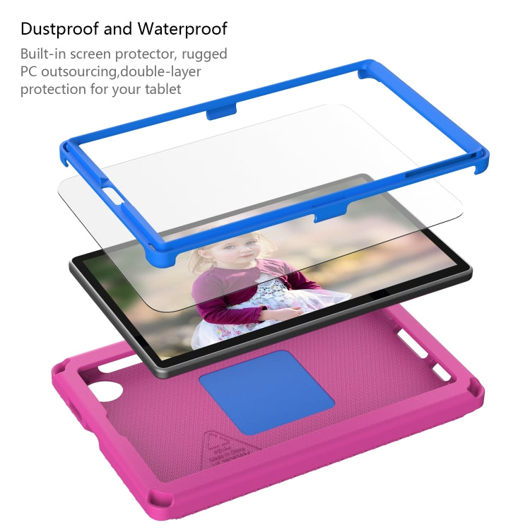 For Samsung Galaxy Tab A 8.0 T290/T295 2019 EVA Hybrid PC Shockproof Tablet Case with Frame(Rose Red) - Other Galaxy Tab PC by buy2fix | Online Shopping UK | buy2fix