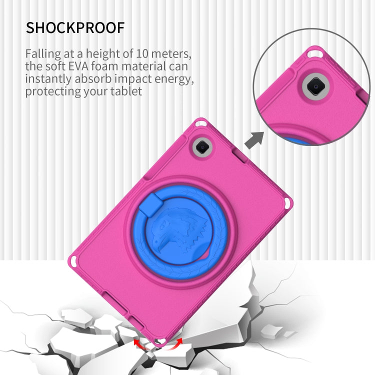 For Samsung Galaxy Tab A 8.0 T290/T295 2019 EVA Hybrid PC Shockproof Tablet Case with Frame(Rose Red) - Other Galaxy Tab PC by buy2fix | Online Shopping UK | buy2fix