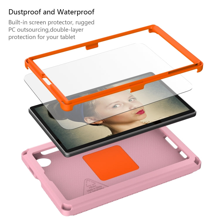 For Samsung Galaxy Tab A 8.0 T290/T295 2019 EVA Hybrid PC Shockproof Tablet Case with Frame(Pink) - Other Galaxy Tab PC by buy2fix | Online Shopping UK | buy2fix
