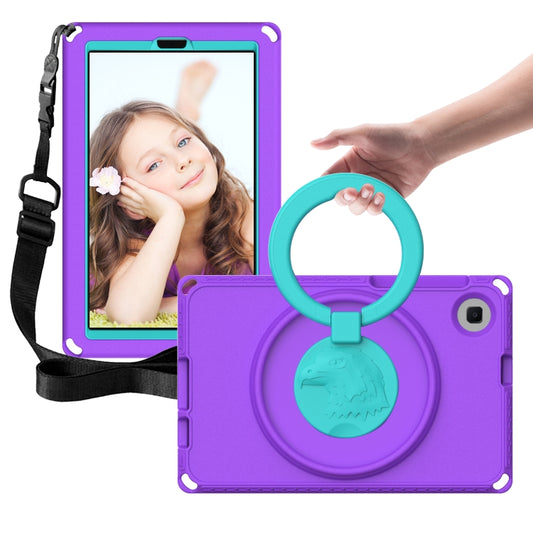 For Samsung Galaxy Tab A 8.0 T290/T295 2019 EVA Hybrid PC Shockproof Tablet Case with Frame(Purple) by buy2fix