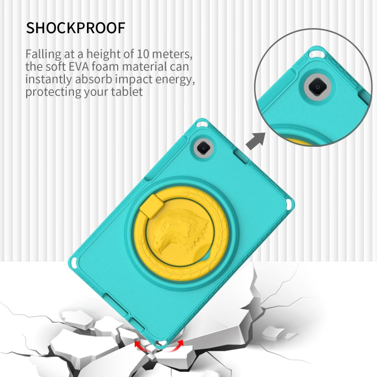 For Samsung Galaxy Tab A 8.0 T290/T295 2019 EVA Hybrid PC Shockproof Tablet Case with Frame(Glacial Green) - Other Galaxy Tab PC by buy2fix | Online Shopping UK | buy2fix