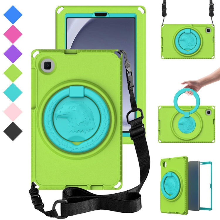 For Samsung Galaxy Tab A9 8.7 X110/X115 EVA Hybrid PC Shockproof Tablet Case with Frame(Grass Green) - Galaxy Tab A9 by buy2fix | Online Shopping UK | buy2fix