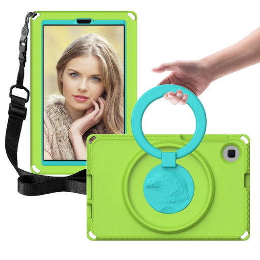 For Samsung Galaxy Tab A11 / A9 EVA Hybrid PC Shockproof Tablet Case with Frame(Grass Green) by buy2fix