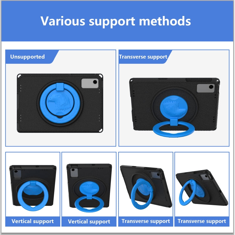 For Samsung Galaxy Tab A9+ 10.95 X210 EVA Hybrid PC Shockproof Tablet Case with Frame(Black) - Other Galaxy Tab PC by buy2fix | Online Shopping UK | buy2fix