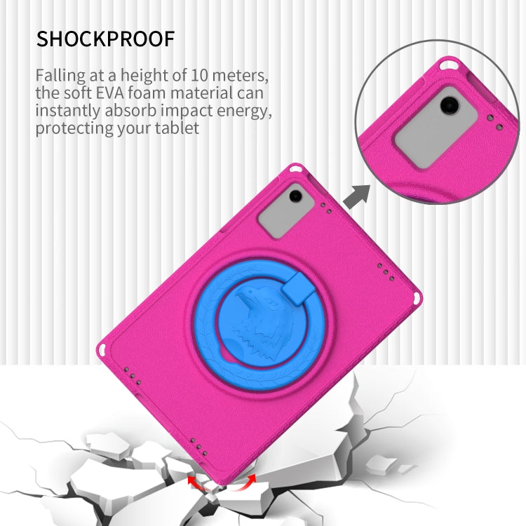 For Samsung Galaxy Tab A9+ 10.95 X210 EVA Hybrid PC Shockproof Tablet Case with Frame(Rose Red) - Other Galaxy Tab PC by buy2fix | Online Shopping UK | buy2fix