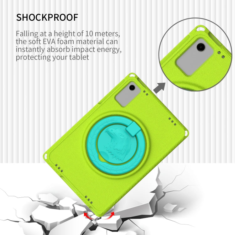 For Samsung Galaxy Tab A9+ 10.95 X210 EVA Hybrid PC Shockproof Tablet Case with Frame(Grass Green) - Other Galaxy Tab PC by buy2fix | Online Shopping UK | buy2fix