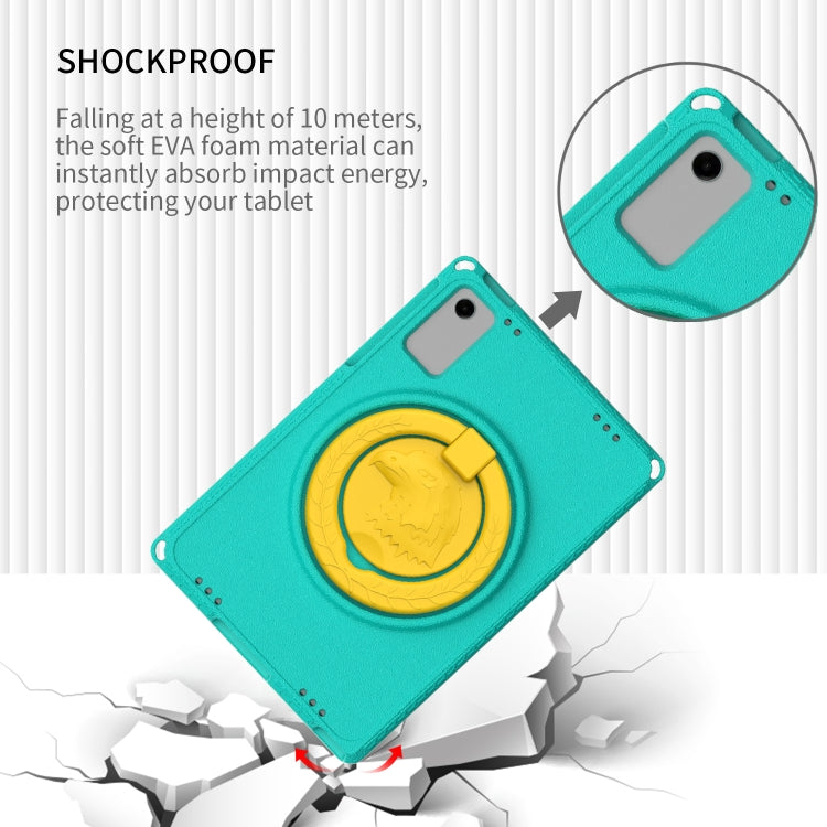 For Samsung Galaxy Tab A9+ 10.95 X210 EVA Hybrid PC Shockproof Tablet Case with Frame(Glacial Green) - Other Galaxy Tab PC by buy2fix | Online Shopping UK | buy2fix
