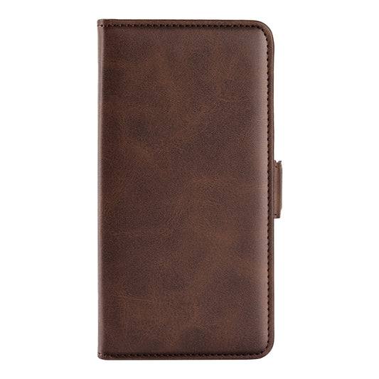 For OnePlus 11 Dual-side Magnetic Buckle Leather Phone Case(Brown) by buy2fix