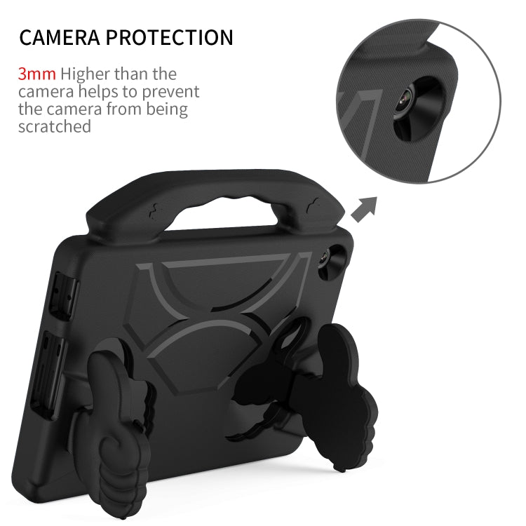 For Lenovo Tab M10 3rd Gen 10.1 TB-328 Thumb Bracket EVA Shockproof Tablet Case(Black) by buy2fix