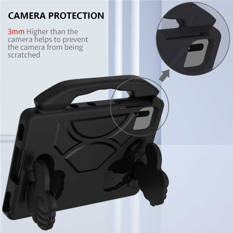 For Lenovo Tab M11 /Xiaoxin Pad 11 2024 Thumb Bracket EVA Shockproof Tablet Case(Black) by buy2fix