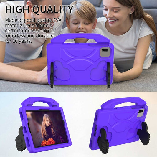 For Lenovo Tab M11 /Xiaoxin Pad 11 2024 Thumb Bracket EVA Shockproof Tablet Case(Purple) by buy2fix