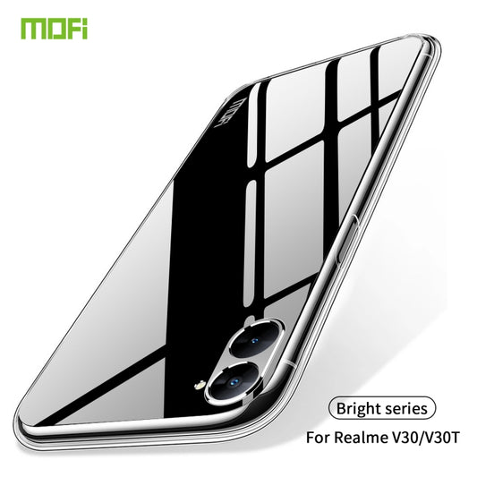 For Realme V30 / V30T MOFI Ming Series Ultra-thin TPU Phone Case(Transparent) by MOFI