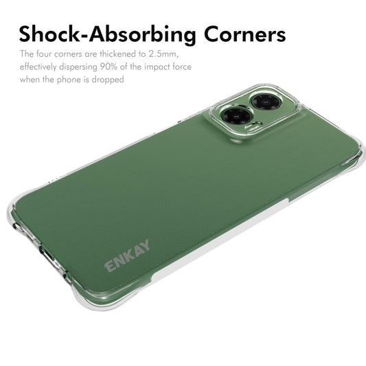 For Motorola Moto G35 5G ENKAY Hat-Prince Transparent TPU Shockproof Phone Case - Motorola Cases by ENKAY | Online Shopping UK | buy2fix
