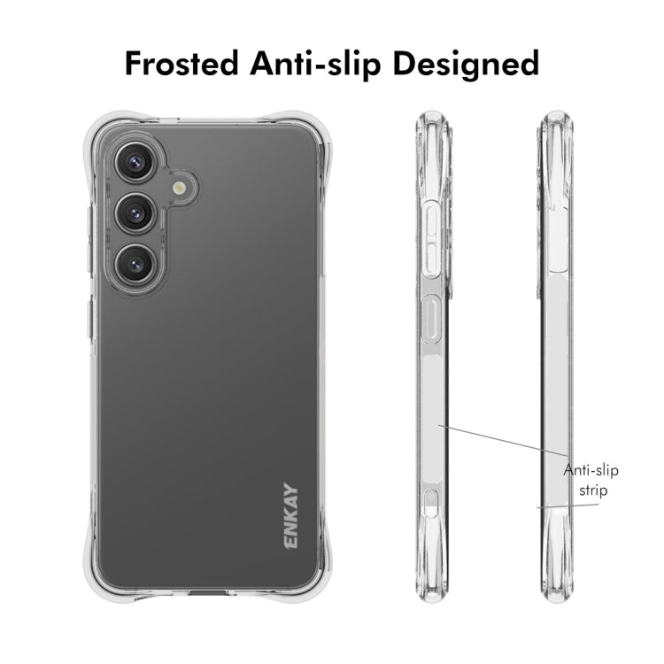 For Samsung Galaxy S25+ 5G ENKAY Hat-Prince Transparent TPU Shockproof Phone Case - Galaxy S25+ 5G Cases by ENKAY | Online Shopping UK | buy2fix