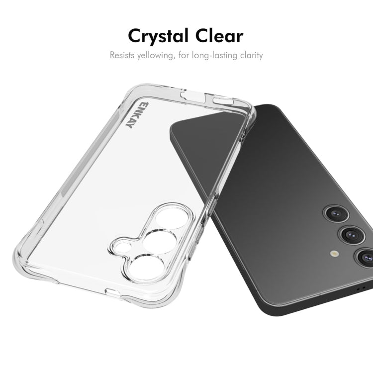 For Samsung Galaxy S25+ 5G ENKAY Hat-Prince Transparent TPU Shockproof Phone Case - Galaxy S25+ 5G Cases by ENKAY | Online Shopping UK | buy2fix