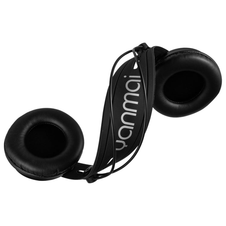 Yanmai D68-A Foldable Lightweight Recording Monitor Headphone(Golden) - Multimedia Headset by Yanmai | Online Shopping UK | buy2fix