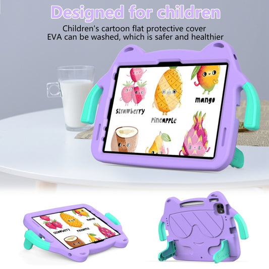 For iPad Pro 11 2022 / 2020 / 2018 Ice Baby EVA Shockproof Hard PC Tablet Case(Light Purple+Mint Green) - iPad Air (2022) / (2020) 10.9 Cases by buy2fix | Online Shopping UK | buy2fix