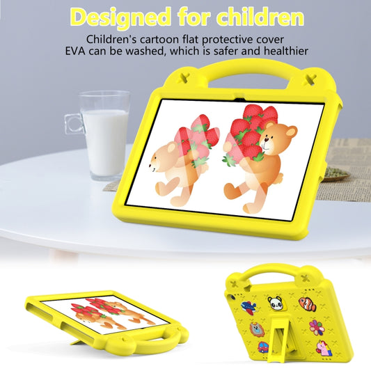 For Walmart Onn 10.1 2022 / 100071485 Handle Kickstand Children EVA Shockproof PC Tablet Case(Yellow) - Others by buy2fix | Online Shopping UK | buy2fix