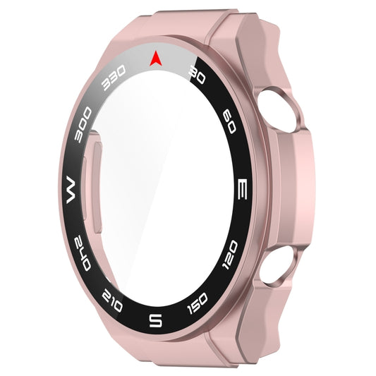 For Huawei Watch Ultimate PC+ Toughened Film Integrated Watch Protective Case(Rose Gold) by buy2fix