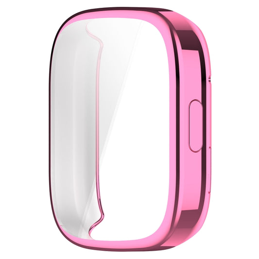 For Redmi Watch 3 TPU Fully Enclosed Watch Protective Case(Pink) by buy2fix