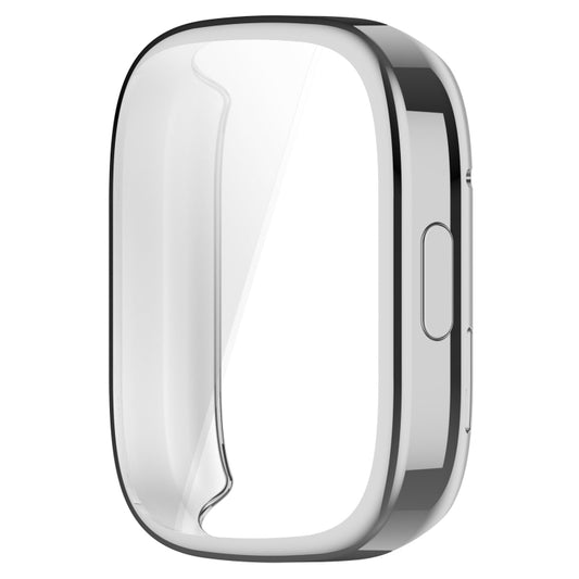 For Redmi Watch 3 TPU Fully Enclosed Watch Protective Case(Silver) by buy2fix