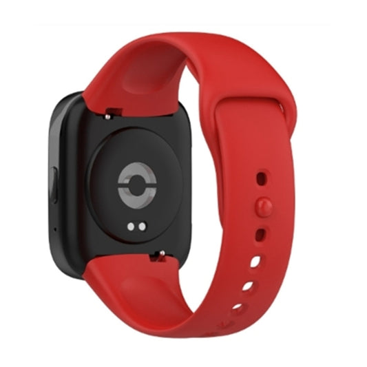 For Redmi Watch 3 Lite Sports Solid Color Silicone Replacement Watch Band(Red) by buy2fix