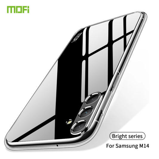 For Samsung Galaxy M14 MOFI Ming Series Ultra-thin TPU Phone Case(Transparent) by MOFI