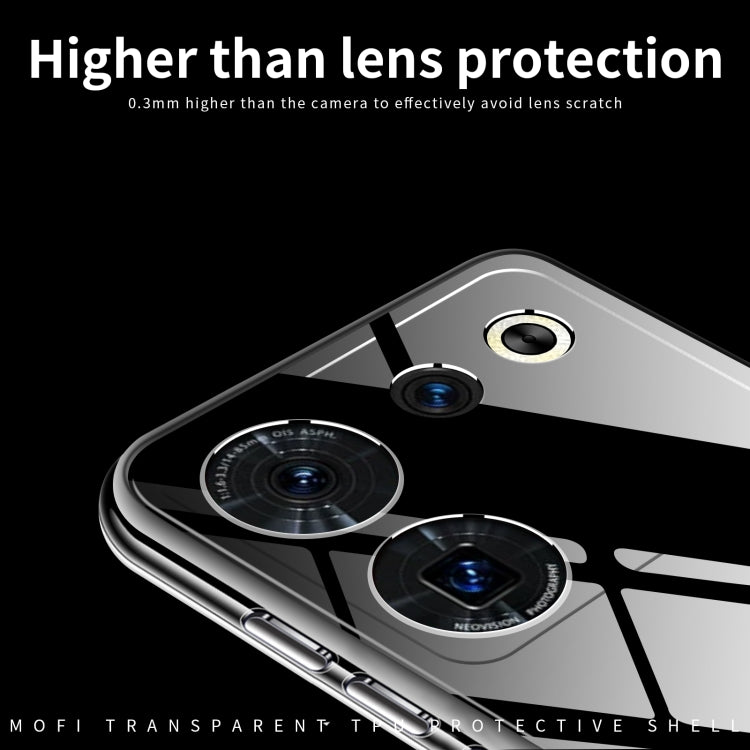 For ZTE Nubia Z50 Ultra MOFI Ming Series Ultra-thin TPU Phone Case(Transparent) by MOFI