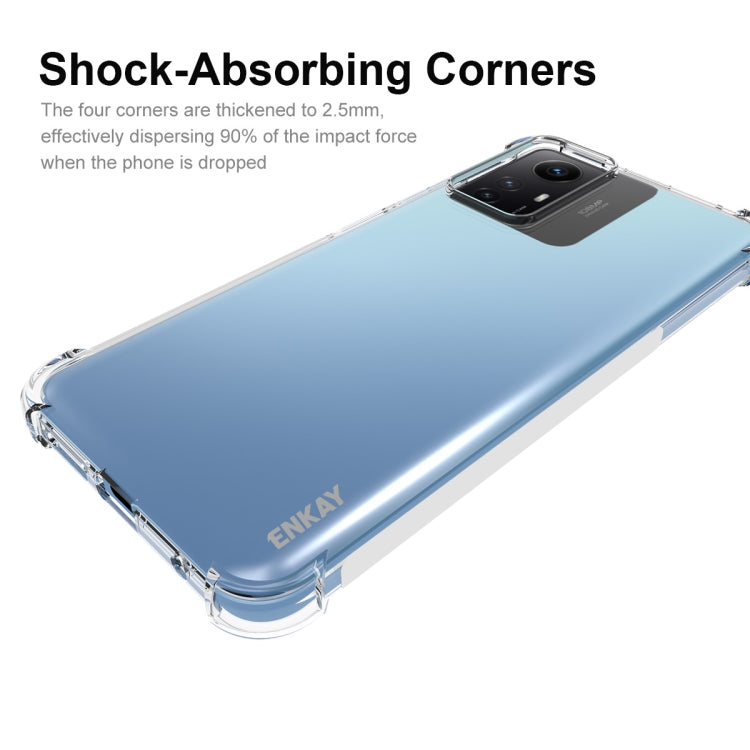 For Redmi Note 12S ENKAY Hat-Prince Transparent TPU Shockproof Phone Case - Xiaomi Cases by ENKAY | Online Shopping UK | buy2fix