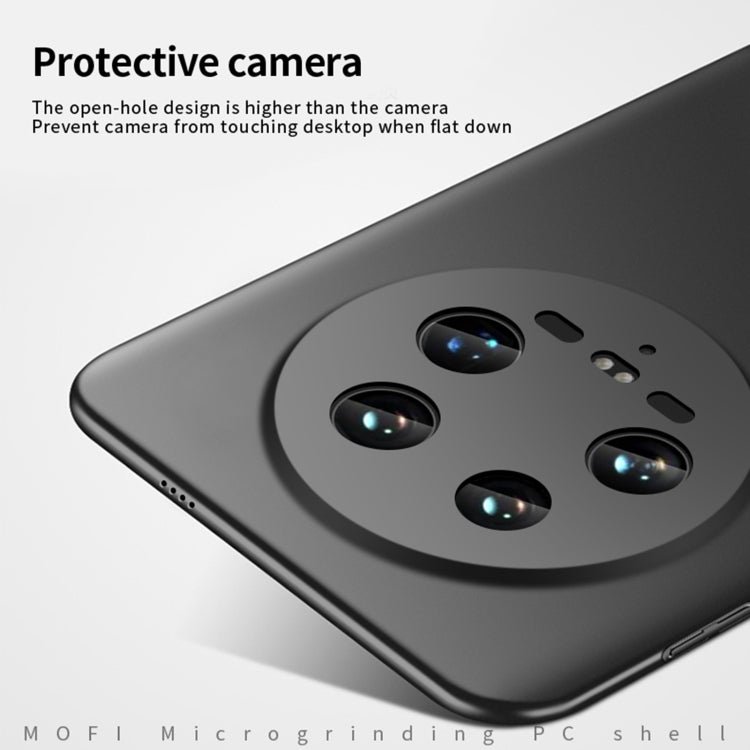 For Xiaomi 14 Ultra MOFI Micro-Frosted PC Ultra-thin Hard Phone Case(Black) - 14 Ultra Cases by MOFI | Online Shopping UK | buy2fix