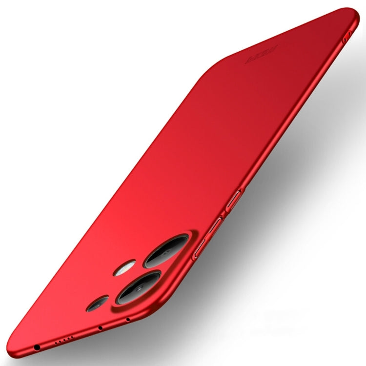 For Xiaomi Redmi Note 13 Pro 4G MOFI Micro-Frosted PC Ultra-thin Hard Phone Case(Red) - Xiaomi Cases by MOFI | Online Shopping UK | buy2fix