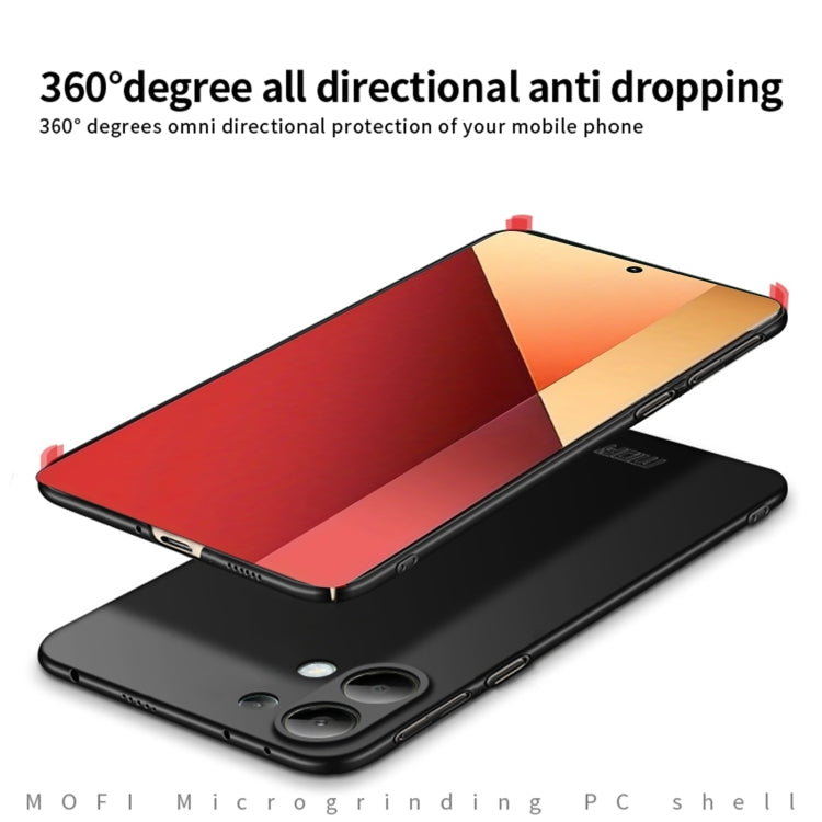 For Xiaomi Redmi Note 13 Pro 4G MOFI Micro-Frosted PC Ultra-thin Hard Phone Case(Red) - Xiaomi Cases by MOFI | Online Shopping UK | buy2fix