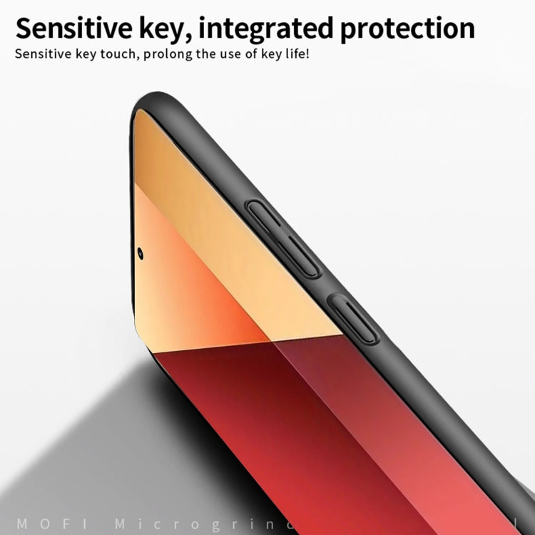 For Xiaomi Redmi Note 13 Pro 4G MOFI Micro-Frosted PC Ultra-thin Hard Phone Case(Red) - Xiaomi Cases by MOFI | Online Shopping UK | buy2fix