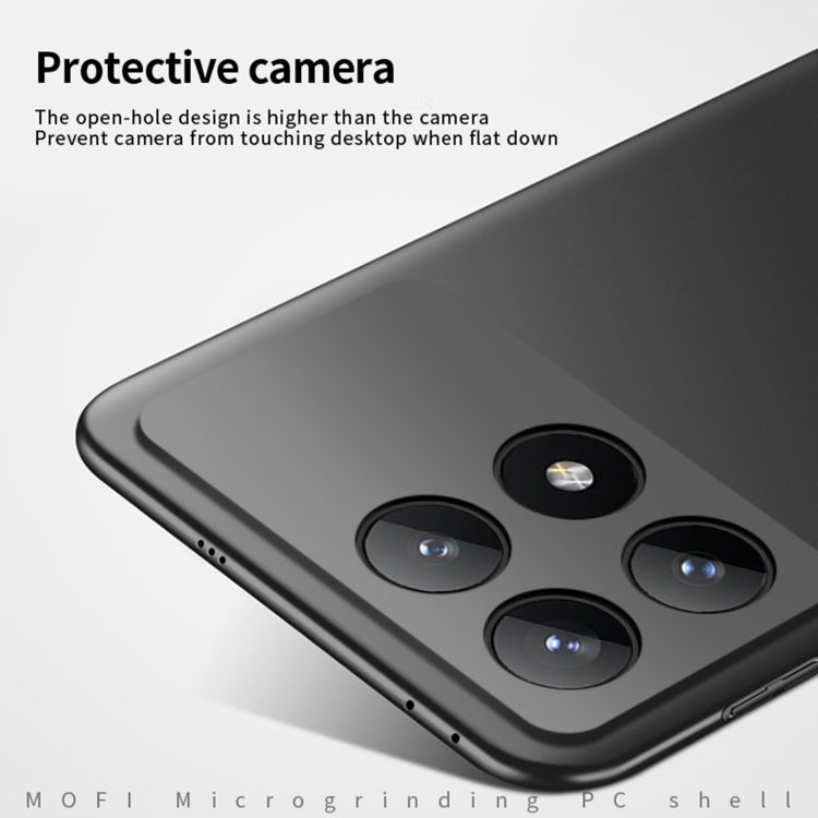 For Xiaomi Redmi K70 / K70 Pro MOFI Micro-Frosted PC Ultra-thin Hard Phone Case(Blue) - Xiaomi Cases by MOFI | Online Shopping UK | buy2fix