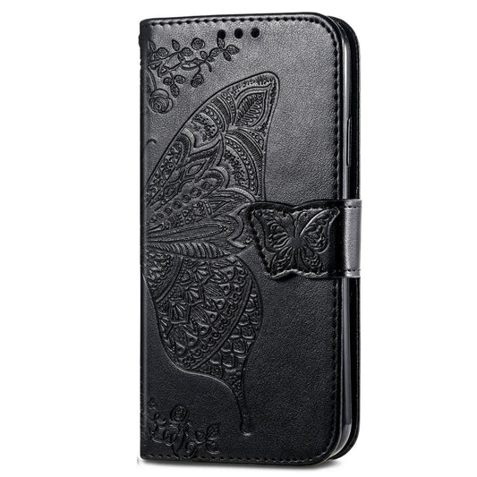 For Huawei Nova 12 Pro Butterfly Love Flower Embossed Leather Phone Case(Black) by buy2fix