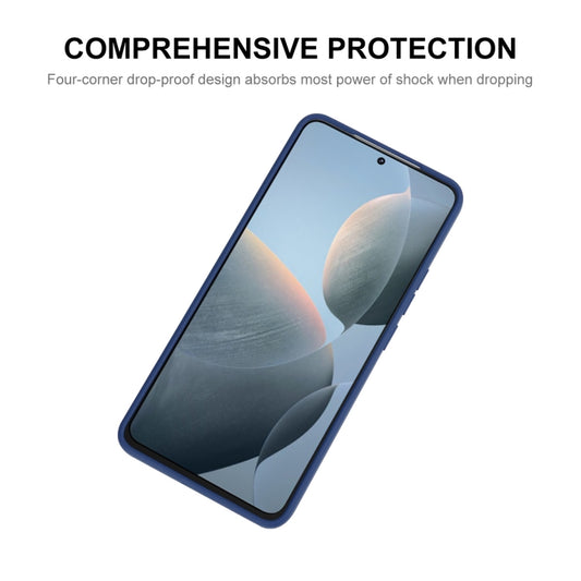For Xiaomi Poco F6 Pro / Redmi K70 ENKAY Hat-Prince Liquid Silicone Shockproof Soft Phone Case(Dark Blue) by ENKAY