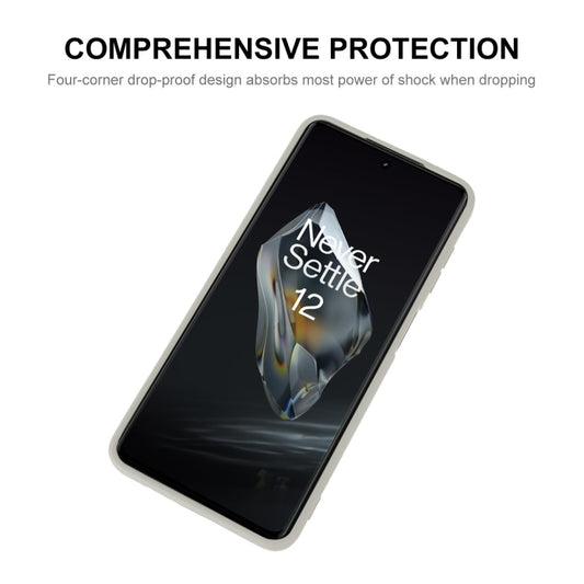 For OnePlus 12 ENKAY Liquid Silicone Soft Shockproof Phone Case(Black) by ENKAY