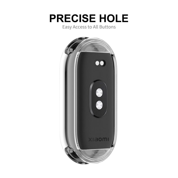 For Xiaomi Mi Band 8 ENKAY Hat-Prince Full Coverage Transparent Soft TPU Case with Screen Protection - Watch Cases by ENKAY | Online Shopping UK | buy2fix