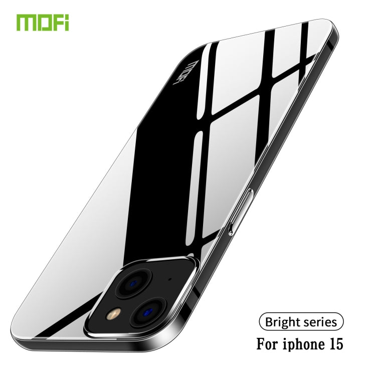 For iPhone 15 MOFI Ming Series Ultra-thin TPU Phone Case(Transparent) - iPhone 15 Cases by MOFI | Online Shopping UK | buy2fix