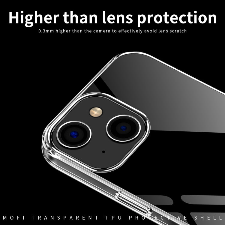 For iPhone 15 MOFI Ming Series Ultra-thin TPU Phone Case(Transparent) - iPhone 15 Cases by MOFI | Online Shopping UK | buy2fix