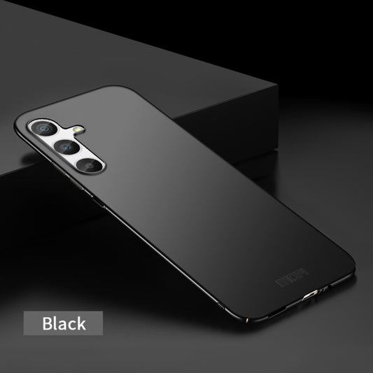 For Samsung Galaxy A24 4G MOFI Frosted PC Ultra-thin Hard Phone Case(Black) by MOFI
