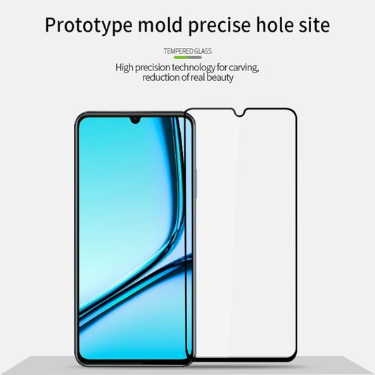 For Realme Note 50 PINWUYO 9H 2.5D Full Screen Tempered Glass Film(Black) by PINWUYO