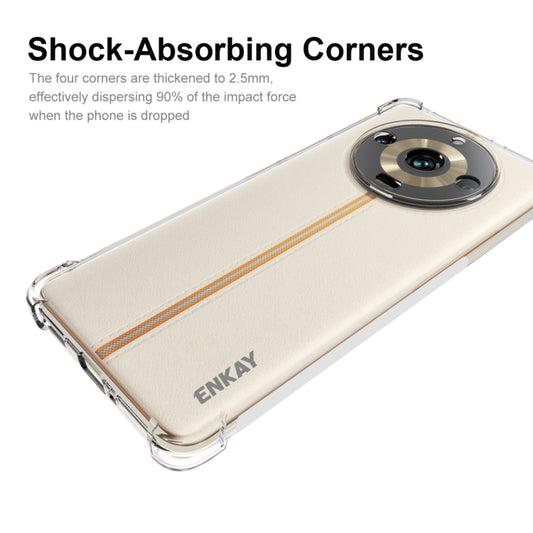 For Realme 11 Pro / 11 Pro+ 5G ENKAY Transparent TPU Shockproof Anti-slip Phone Case by ENKAY