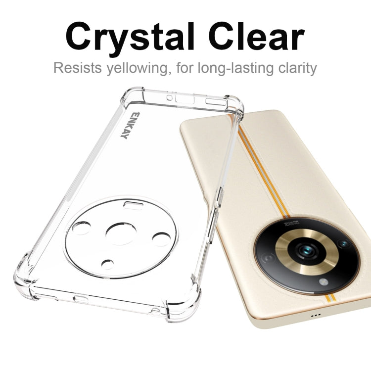 For Realme 11 Pro / 11 Pro+ 5G ENKAY Transparent TPU Shockproof Anti-slip Phone Case - Realme Cases by ENKAY | Online Shopping UK | buy2fix