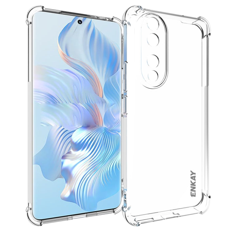 For Honor 90 ENKAY Hat-Prince Transparent TPU Shockproof Phone Case - Honor Cases by ENKAY | Online Shopping UK | buy2fix