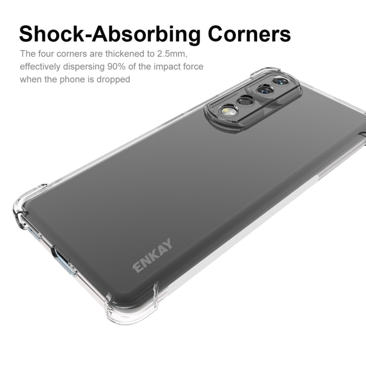 For Honor 90 Pro ENKAY Hat-Prince Transparent TPU Shockproof Phone Case - Honor Cases by ENKAY | Online Shopping UK | buy2fix