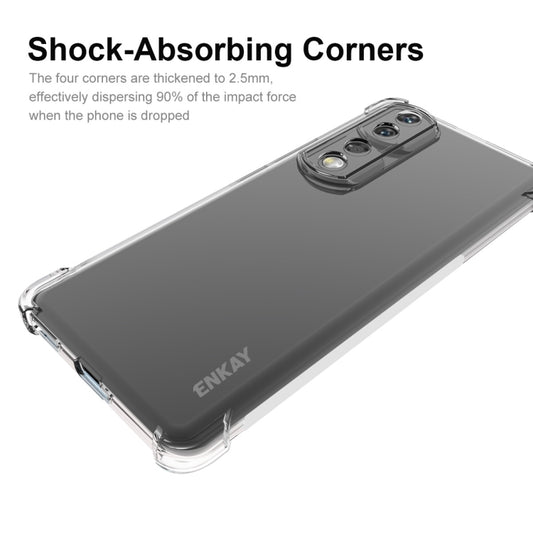 For Honor 90 Pro ENKAY Hat-Prince Transparent TPU Shockproof Phone Case by ENKAY